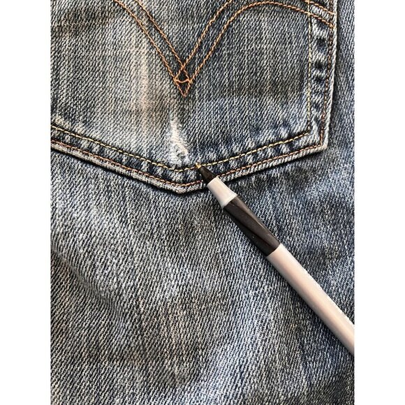 Vintage Levis 514 Mens 29x31 Slim Straight Light Wash 100% Cotton - Picture 8 of 10